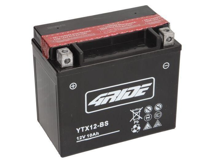 4Ride YTX12-BS GEL Μπαταρία Μοτοσυκλέτας 12V 12Ah