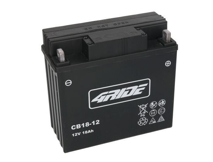 4RIDE Μπαταρία Μοτοσυκλέτας CB18-12 AGM 12V 18Ah 235A CCA