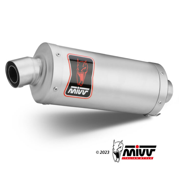 MIVV Εξάτμιση Dakar Inox για Husqvarna Norden 901 2022-2025 (HU.002.LEKX)