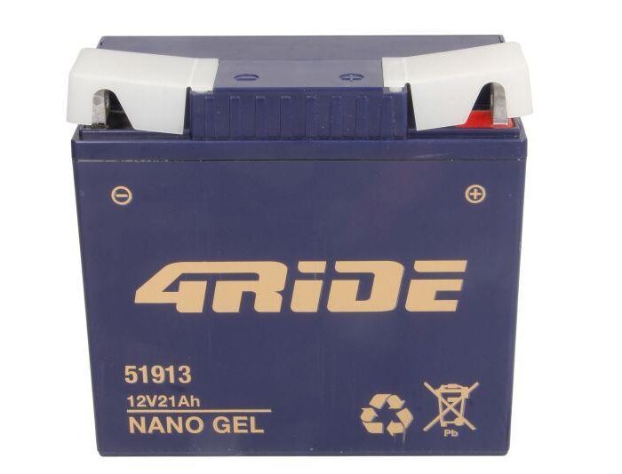 4RIDE Μπαταρία Μοτοσυκλέτας 51913 GEL 12V 21Ah 300A CCA