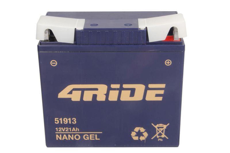df9nzfjqgjs8hv2aqybw 4RIDE Μπαταρία Μοτοσυκλέτας 51913 GEL 12V 21Ah 300A CCA