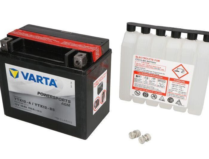 Varta YTX12-BS FUN READY Μπαταρία Μοτοσυκλέτας AGM 12V 10Ah