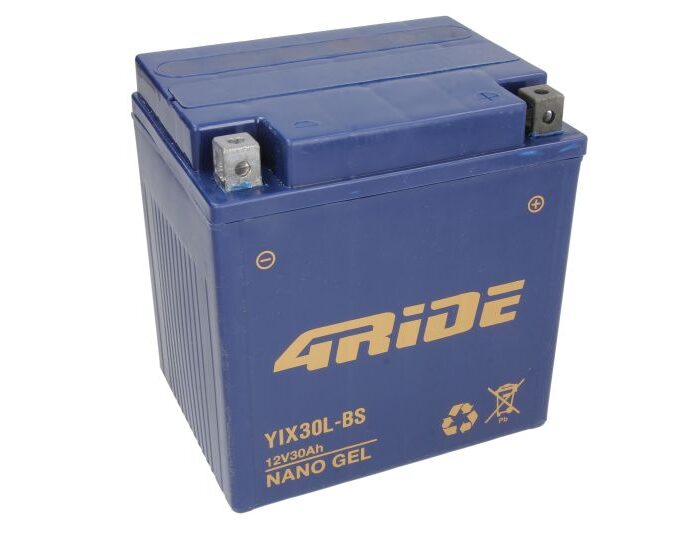 4RIDE Μπαταρία Μοτοσυκλέτας YIX30L-BS GEL 12V 30Ah 300A CCA