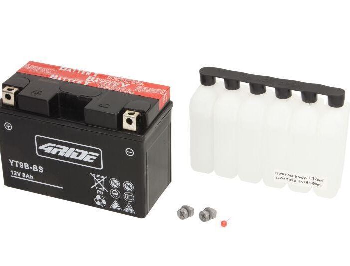 4RIDE YT9B-BS Μπαταρία Μοτοσυκλέτας 12V 8Ah 115A CCA