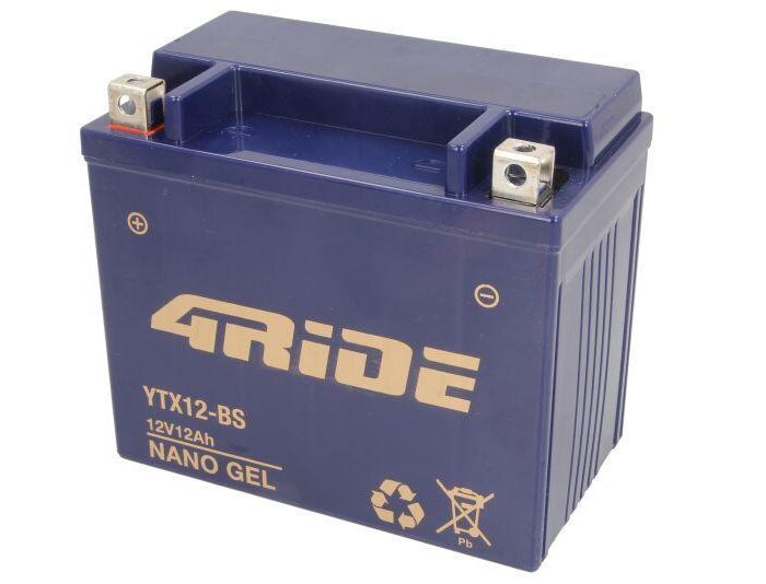 4RIDE Μπαταρία Μοτοσυκλέτας YTZ12S-BS GEL 12V 11.2Ah 170A