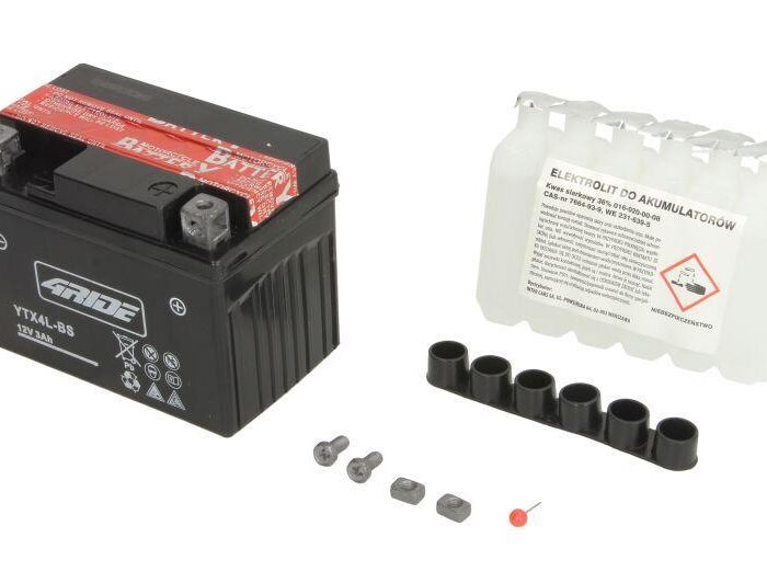 4RIDE Μπαταρία Μοτοσυκλέτας YTX4L-BS AGM 12V 3.6Ah