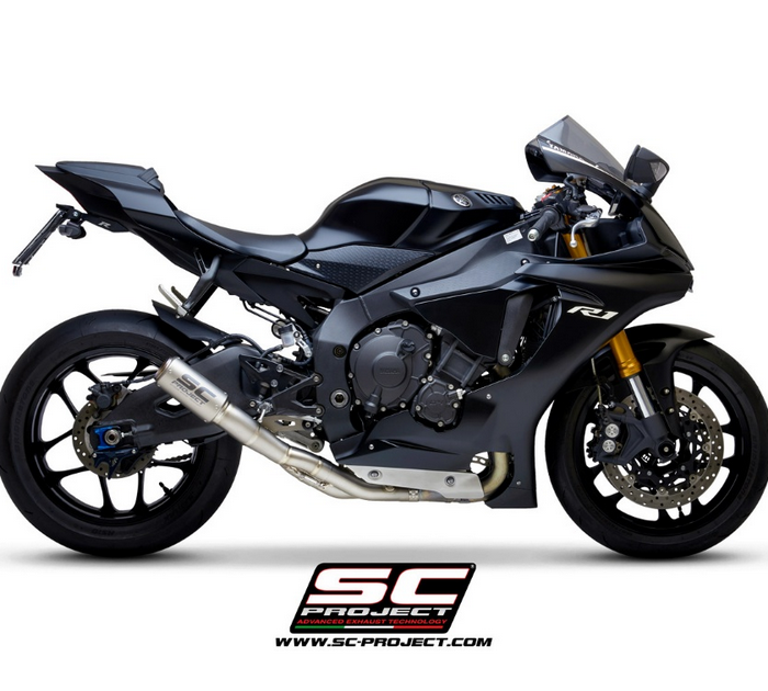 SC-Project Εξάτμιση CR-T Titanium Yamaha YZF R1 / R1M 2020-2025 με De-Cat