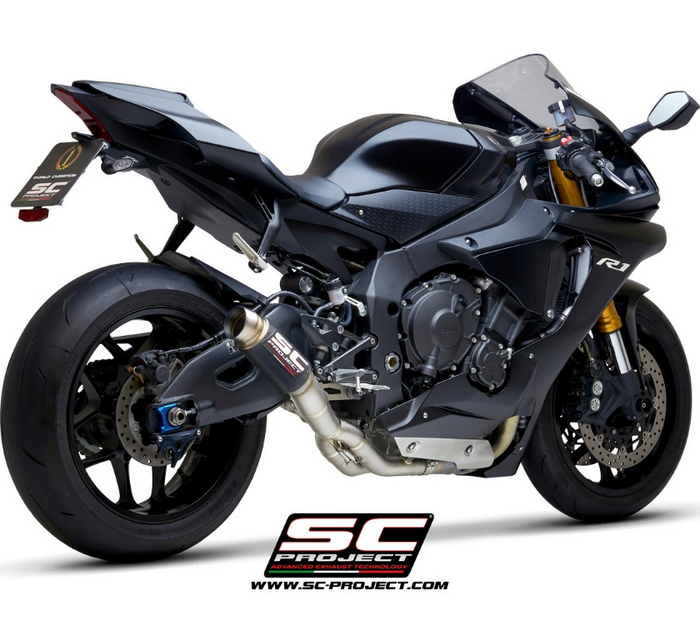 SC-Project Εξάτμιση GP70-R Titanium για Yamaha YZF R1 / R1M 2015-2016 με λαιμό εξάτμισης (de-cat)