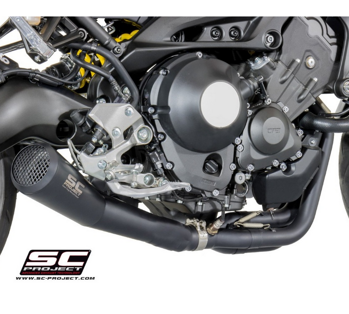 SC-Project Ολόσωμη Εξάτμιση (Full System) Conico 70s Black Yamaha MT-09 2014-2016 Euro 3 | 2troxo.gr