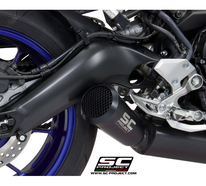 SC-Project Ολόσωμη Εξάτμιση (Full System) Conico 70s Black Yamaha MT-09 2017-2020 Euro 4 | 2troxo.gr