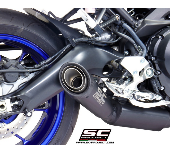 SC-Project Ολόσωμη Εξάτμιση (Full System) S1 Titanium Black Yamaha MT-09 2017-2020 Euro 4 | 2troxo.gr