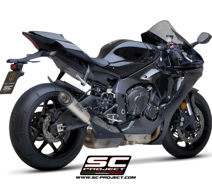 SC-Project Εξάτμιση SC1-R Carbon Yamaha YZF R1 / R1M 2017-2019 με De-Cat