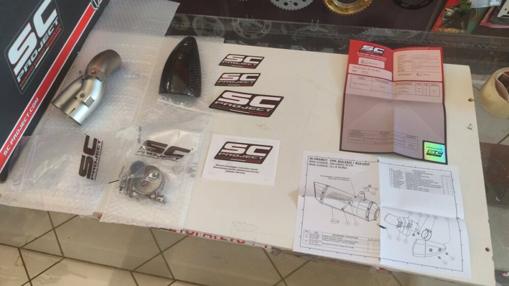 SC-Project SC1-R Carbon Slip-On Εξάτμιση BMW S 1000 XR (2017-2019) Euro 4 – Κωδικός B23A-L91C - Image 7