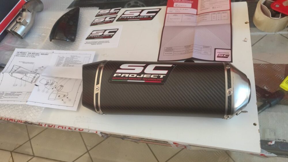 SC-Project SC1-R Carbon Slip-On Εξάτμιση BMW S 1000 XR (2017-2019) Euro 4 – Κωδικός B23A-L91C - Image 8