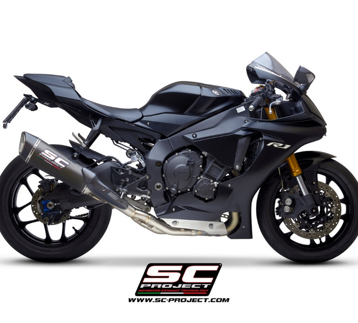 SC-Project Εξάτμιση SC1-R Titanium για Yamaha YZF R1 / R1M 2015-2016 με λαιμό εξάτμισης (de-cat)