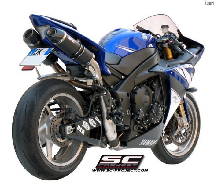 SC-Project Εξάτμιση Oval Carbon (Ζευγάρι) Yamaha YZF R1 2009-2014