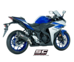SC-Project Εξάτμιση Oval Carbon Yamaha YZF R3 2015-2017