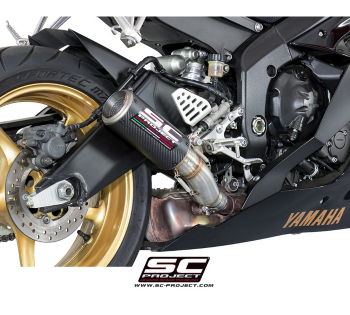 SC-Project Εξάτμιση CR-T Carbon Yamaha YZF R6 2006-2016 (Ψηλή τοποθέτηση)