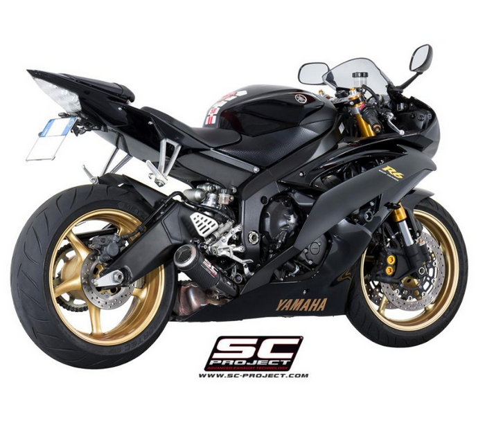 SC-Project Εξάτμιση CR-T Carbon Yamaha YZF R6 2006-2016 (Ψηλή τοποθέτηση)