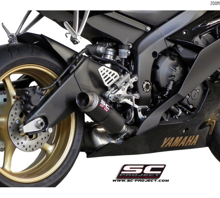 SC-Project Εξάτμιση GP-M2 Carbon Yamaha YZF R6 2006-2016 (Χαμηλή τοποθέτηση)