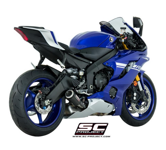 SC-Project Εξάτμιση CR-T Carbon Yamaha YZF R6 2017-2020 (Ψηλή τοποθέτηση)