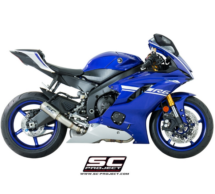 SC-Project Εξάτμιση CR-T Carbon Yamaha YZF R6 Race 2021-2026 (Ψηλή τοποθέτηση)
