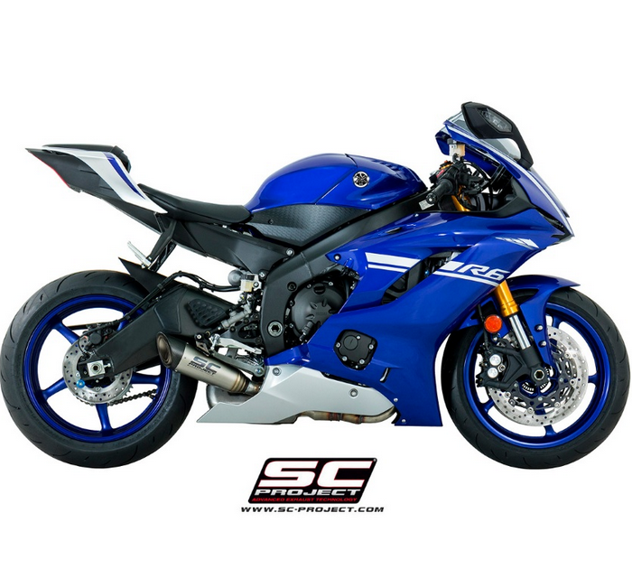 SC-Project Εξάτμιση S1 Titanium Yamaha YZF R6 2017-2020