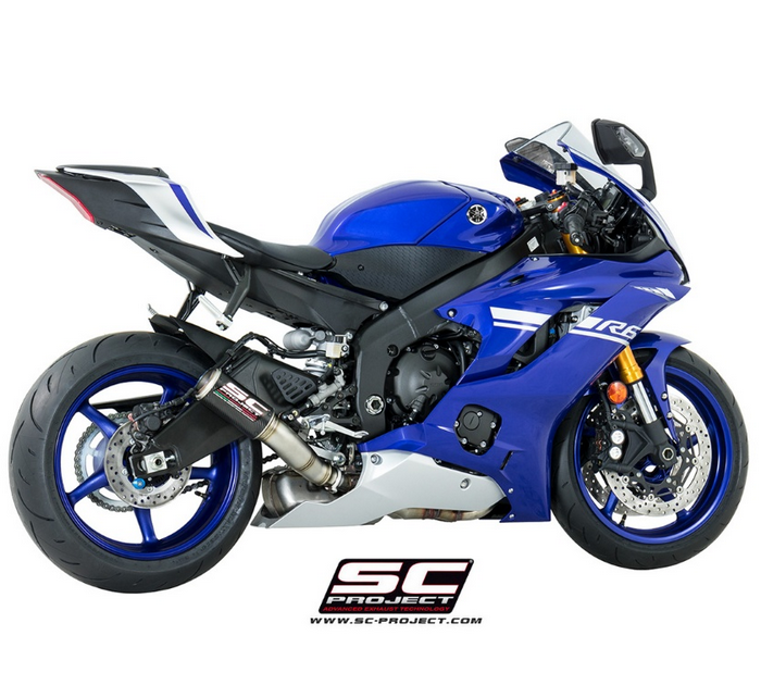 SC-Project Εξάτμιση CR-T Carbon Yamaha YZF R6 Race 2021-2026 (Ψηλή τοποθέτηση)