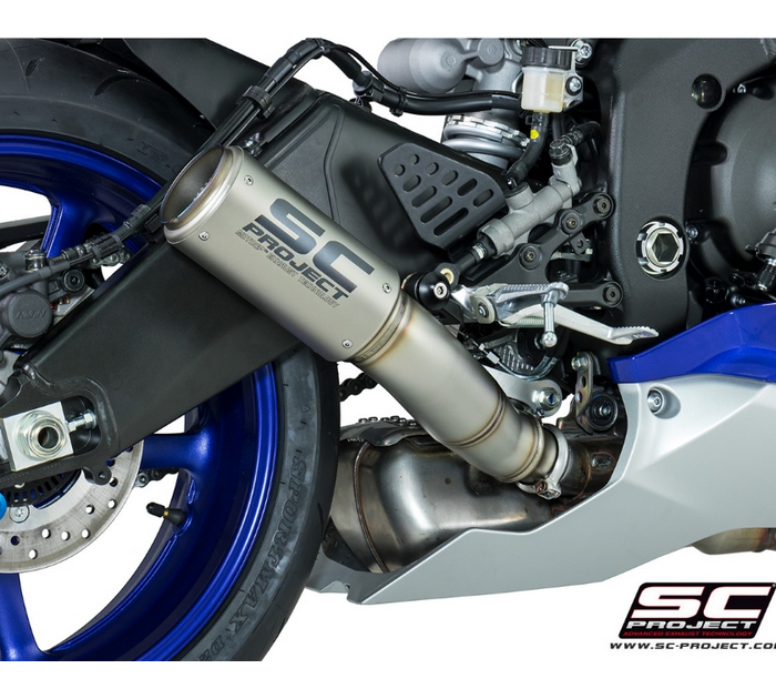 SC-Project Εξάτμιση CR-T Titanium Yamaha YZF R6 Race 2021-2026 (Ψηλή τοποθέτηση)