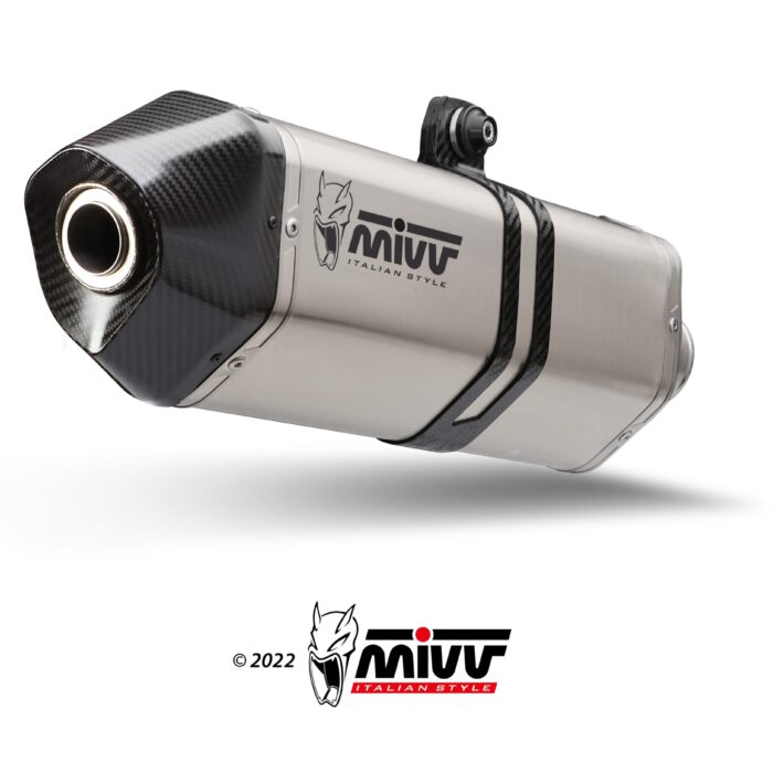 MIVV Εξάτμιση Speed Edge Inox για Husqvarna Norden 901 2022-2025 (HU.002.LRX)