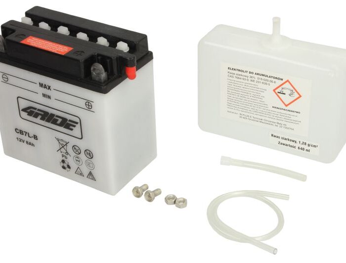 4RIDE CB7L-B Μπαταρία Μοτοσυκλέτας 12V 7Ah 124A CCA