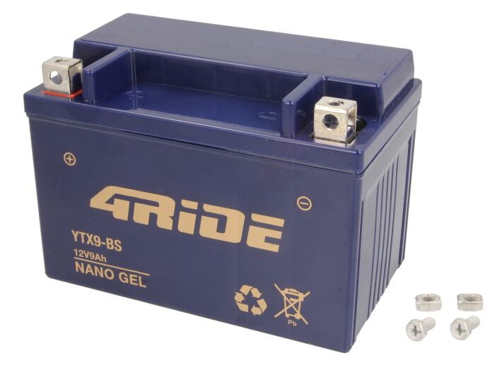 4RIDE YT7B-BS Μπαταρία Μοτοσυκλέτας 12V 6Ah 85A CCA