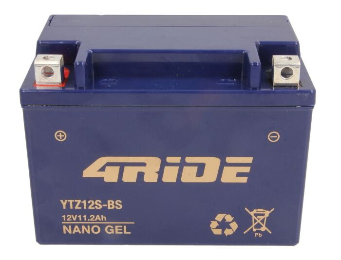 4RIDE Μπαταρία Μοτοσυκλέτας YTZ12S-BS AGM 12V 11Ah 210A