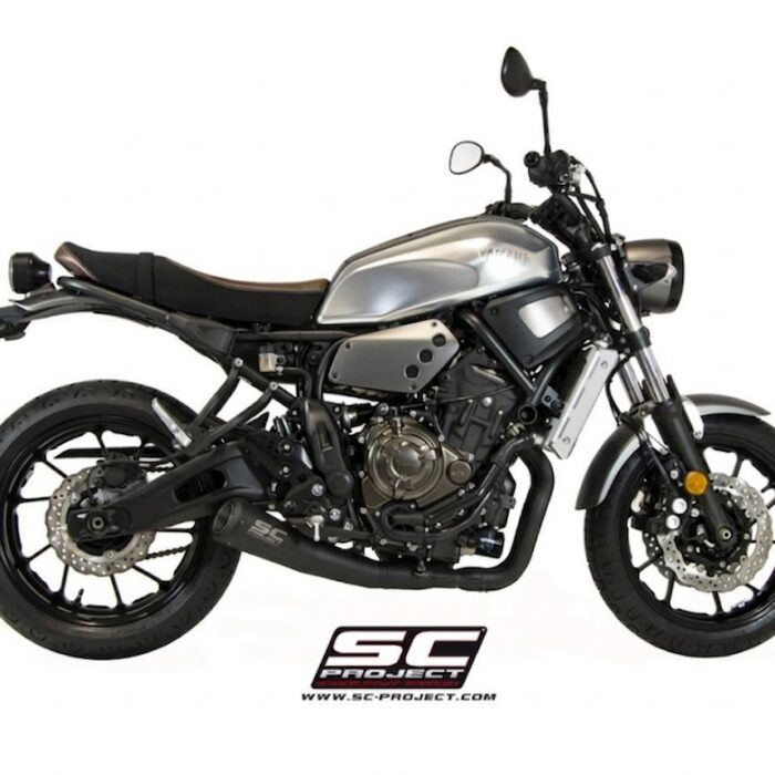 SC-Project Ολόσωμη εξάτμιση (Full System) Conico 70s Μαύρη για Yamaha MT-07 2013-2016