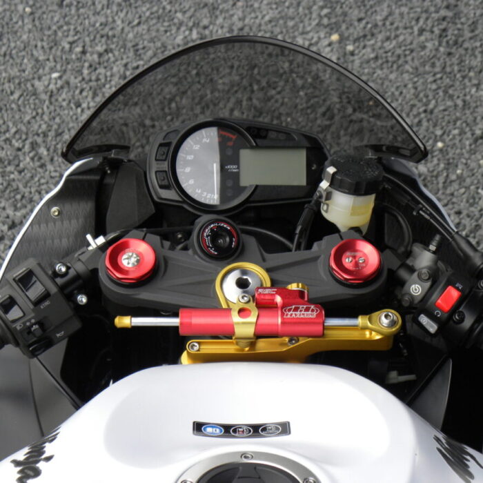 Hyperpro Σετ Σταμπιλιζατέρ Τιμονιού + Βάση για Kawasaki ZX-6R 636 2013–2025
