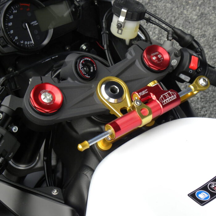 Hyperpro Σετ Σταμπιλιζατέρ Τιμονιού + Βάση για Kawasaki ZX-6R 636 2013–2025