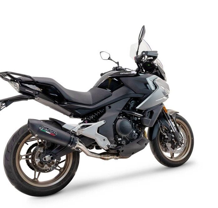 GPR Εξάτμιση CF Moto 700 MT 2023-2024 Grand Prix Evo Black Titanium