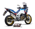SC-Project Εξάτμιση Honda Africa Twin CRF1100L 2020-2023 X-Plorer II Titanium Slip-On
