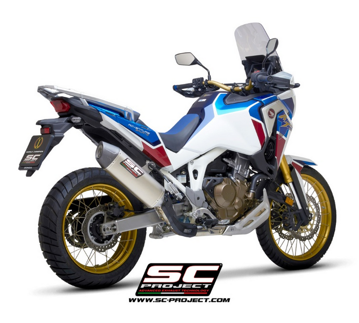 SC-Project Εξάτμιση Honda Africa Twin CRF1100L 2020-2023 X-Plorer II Titanium Slip-On