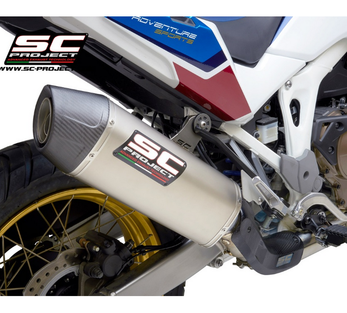 SC-Project Εξάτμιση Honda Africa Twin CRF1100L 2020-2023 X-Plorer II Titanium Slip-On