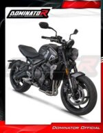 DOMINATOR Ολόσωμη εξάτμιση (Full System) GPF BLACK Triumph Trident 660 / Tiger Sport 660 2021-2024