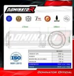 DOMINATOR Ολόσωμη Εξάτμιση (Full System) για CF MOTO 675 NK 2024-2026 GP3
