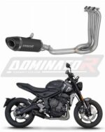 DOMINATOR Ολόσωμη εξάτμιση (Full System) HP8 BLACK Triumph Trident 660 / Tiger Sport 660 2021-2024