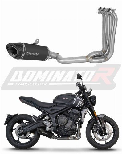DOMINATOR Ολόσωμη εξάτμιση (Full System) HP8 BLACK Triumph Trident 660 / Tiger Sport 660 2021-2024