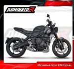 DOMINATOR Ολόσωμη εξάτμιση (Full System) HP8 BLACK Triumph Trident 660 / Tiger Sport 660 2021-2024