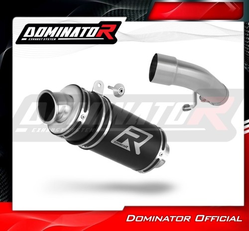 DOMINATOR Εξάτμιση HP6 BLACK για Honda VFR 800 Fi 1998-2001