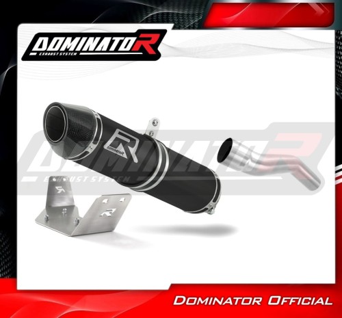 DOMINATOR Εξάτμιση HP2 BLACK για Triumph Sprint ST 1050 (2005-2012) Slip-On