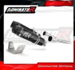 DOMINATOR Διπλή Εξάτμιση HP3 BLACK για Triumph Sprint ST 1050 (2005-2012) Slip-On