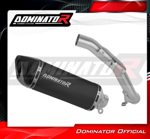 DOMINATOR Εξάτμιση S6 BLACK για Honda VFR 800 Fi 1998-2001
