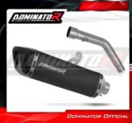 DOMINATOR Εξάτμιση HP7 BLACK για Triumph Tiger 800 XCA 2018-2020